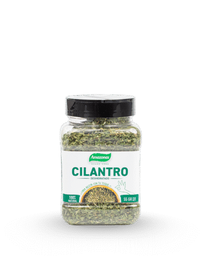 Cilantro Deshidratado en frasco de 55g Amazonas