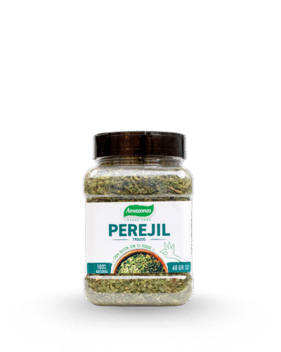 Perejil deshidratado en frasco de 60g Amazonas